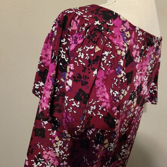 George Pink Floral Blouse - Picture 5 of 8